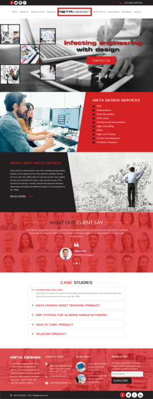 Web Design par rightway pour MetaDesign Software | Design : #16549744