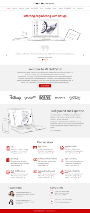 Web Design par rightway pour MetaDesign Software | Design : #16549746