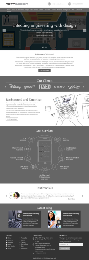 Web Design par rightway pour MetaDesign Software | Design : #16549747