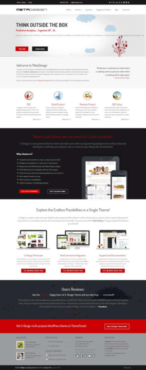 Web Design par jdv pour MetaDesign Software | Design : #16661305