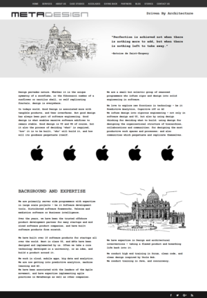 Web Design par CharaFathimalil pour MetaDesign Software | Design : #16529080