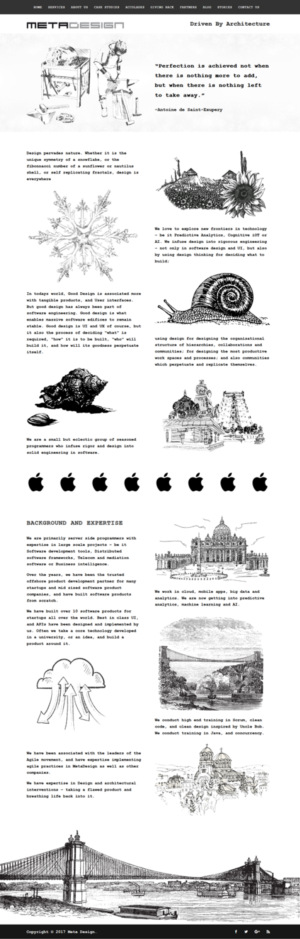 Web Design par CharaFathimalil pour MetaDesign Software | Design : #16575947