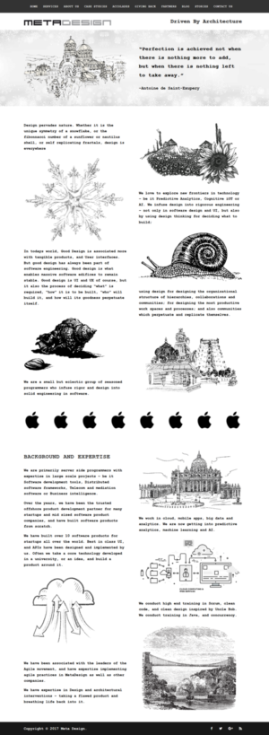 Web Design par CharaFathimalil pour MetaDesign Software | Design : #16576155