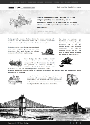 Web Design par CharaFathimalil pour MetaDesign Software | Design : #16641102