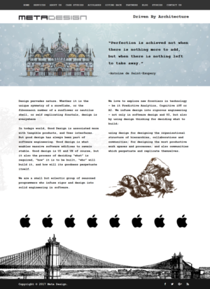 Web Design par CharaFathimalil pour MetaDesign Software | Design : #16675451