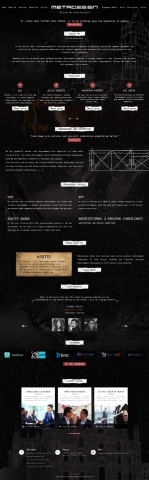 Web Design par Da Miracle pour MetaDesign Software | Design : #16734893