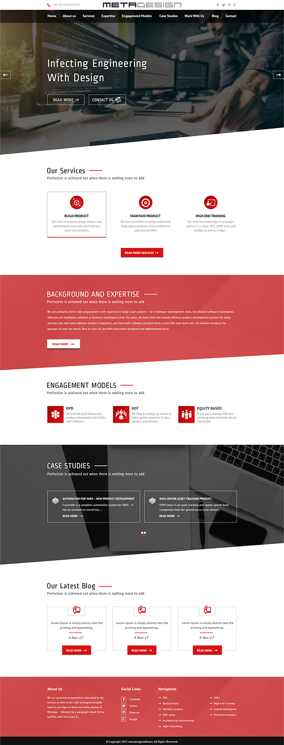 Diseño Web por PiXthemes para MetaDesign Software | Diseño #16696943