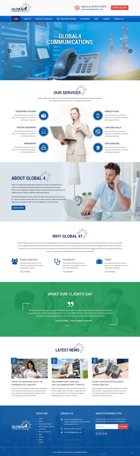 Web Design by pb for this project | Design #16572920