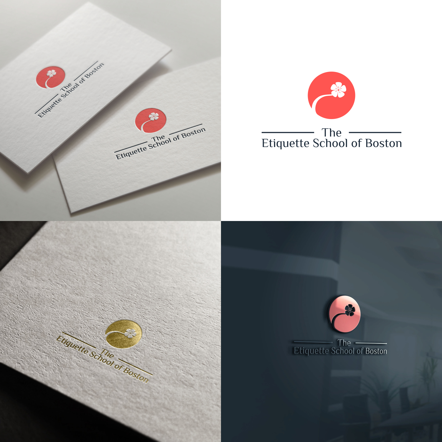 Logo Design by Djoyo for The Etiquette School of Boston | Design #16765518