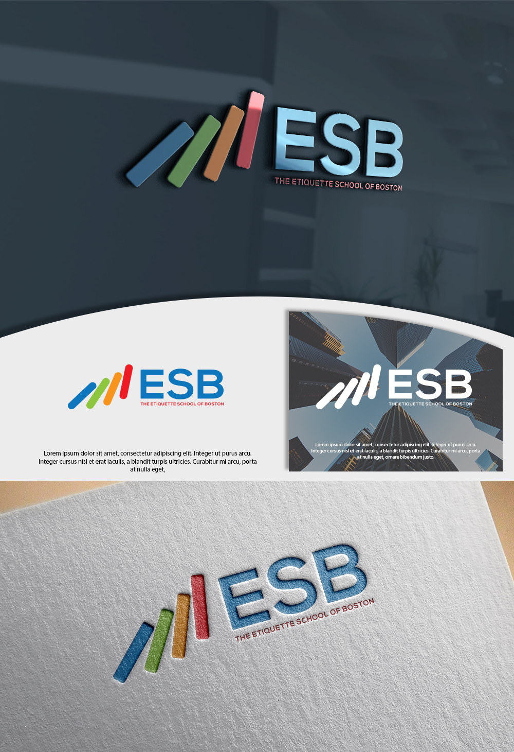 Logo Design by Renewable for The Etiquette School of Boston | Design #16606414