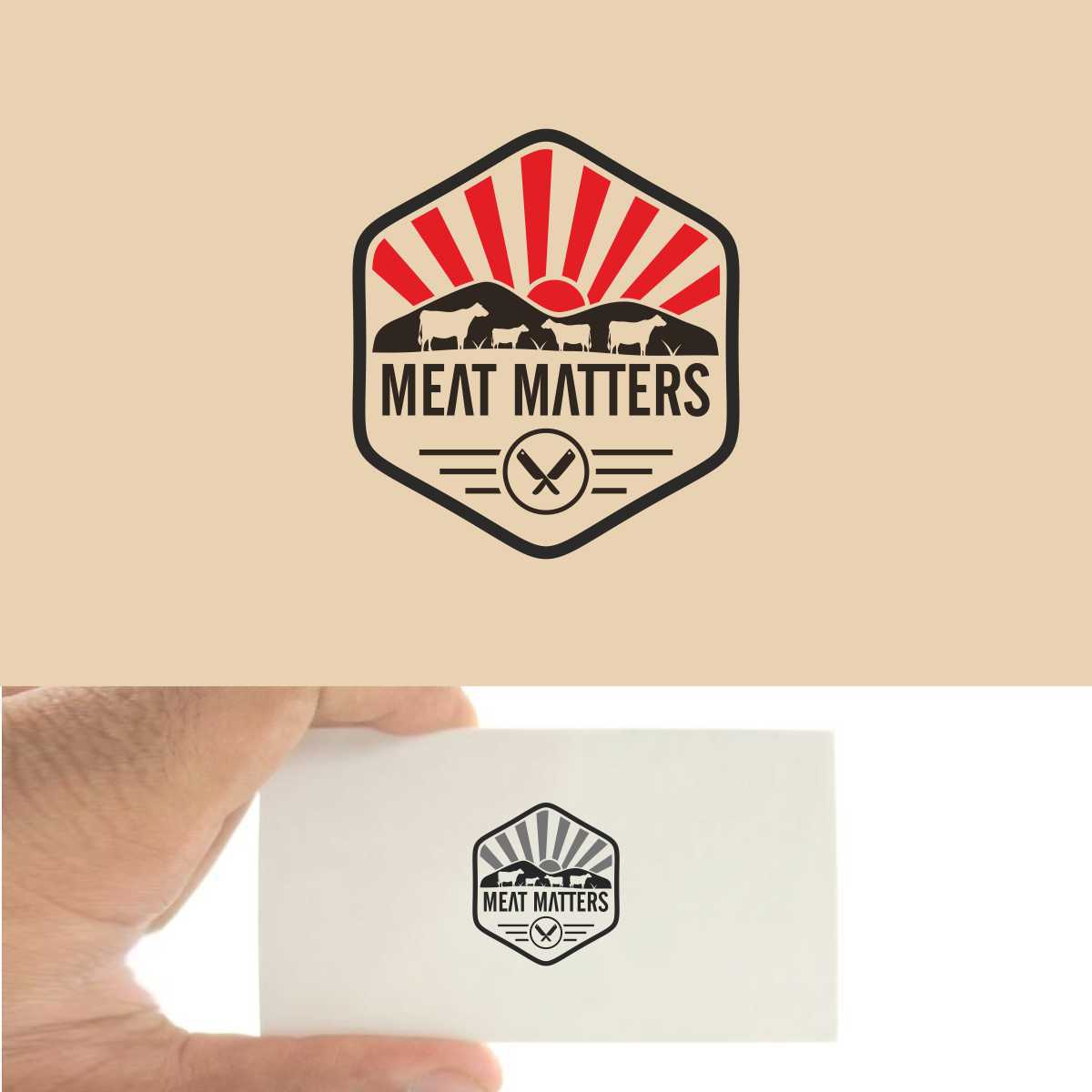 Logo Design by e-graphics for Meat Matters | Design #16631866