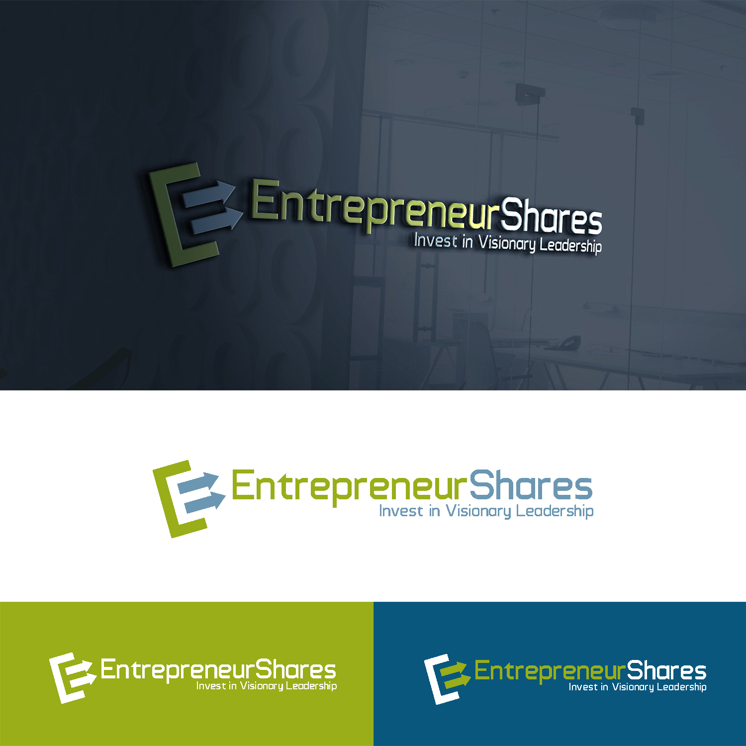 Logo Design by Brandcrate for EntrepreneurShares | Design #16543975