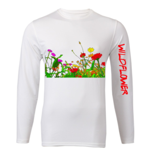 Wildflower long sleeved T-shirt Design 