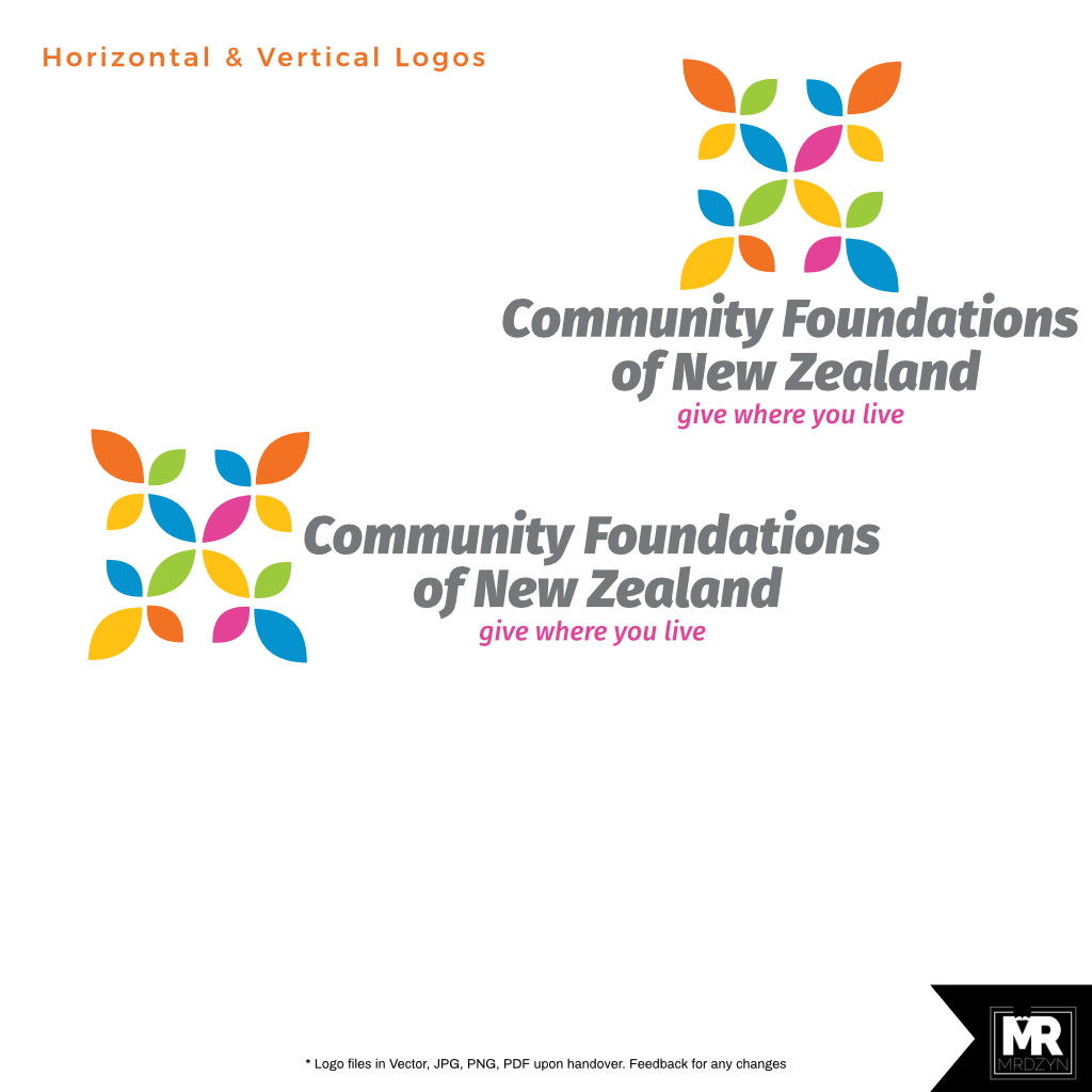 Logo Design by Mike Rosales (@mrdzyn) for Community Foundations of New Zealand | Design #16700005