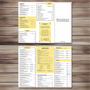 Menu Design by YNS PRODUCTION