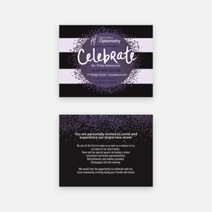 Invitation Design by mxv.design for Aaron Henry Optometry  | Design: #16585052