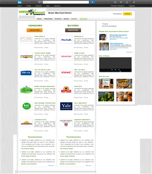 Linkedin Design for Green Merchant Direct