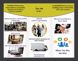Design de Brochure par Deziners Zone pour Momentum 3PL | Design : #16544341