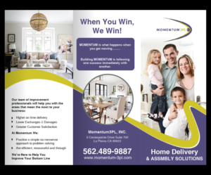 Design de Brochure par Deziners Zone pour Momentum 3PL | Design : #16555823