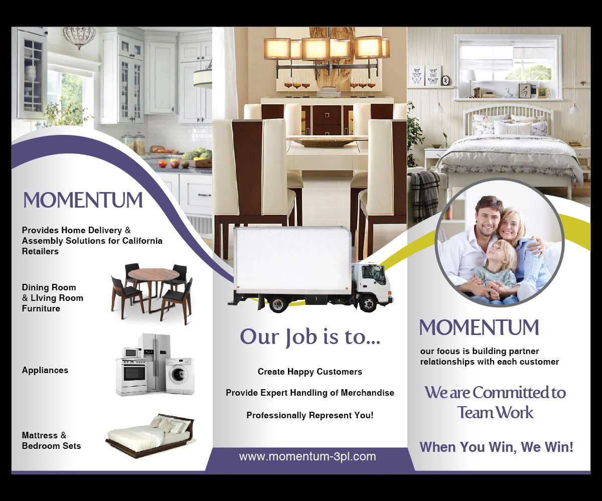 Design de Brochure par Deziners Zone pour Momentum 3PL | Design #16555825