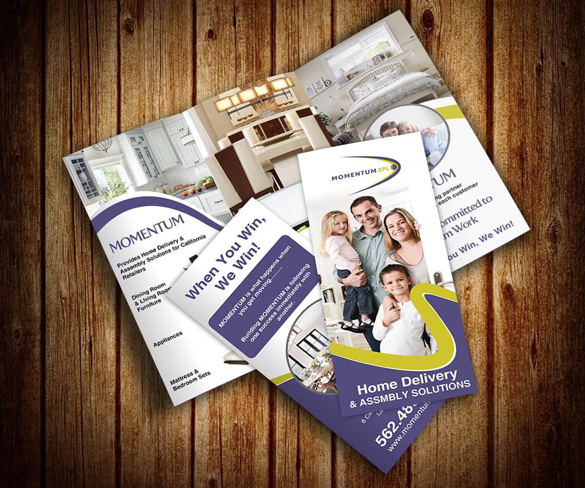 Brochure Design by Deziners Zone for Momentum 3PL | Design #16555826