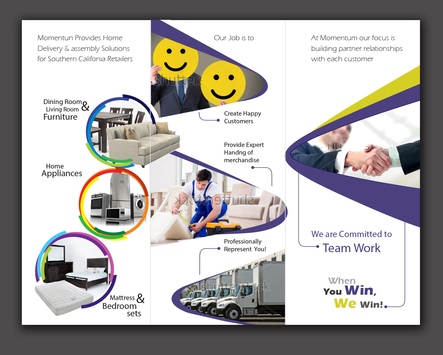 Brochure Design by Gayan for Momentum 3PL | Design #16565953