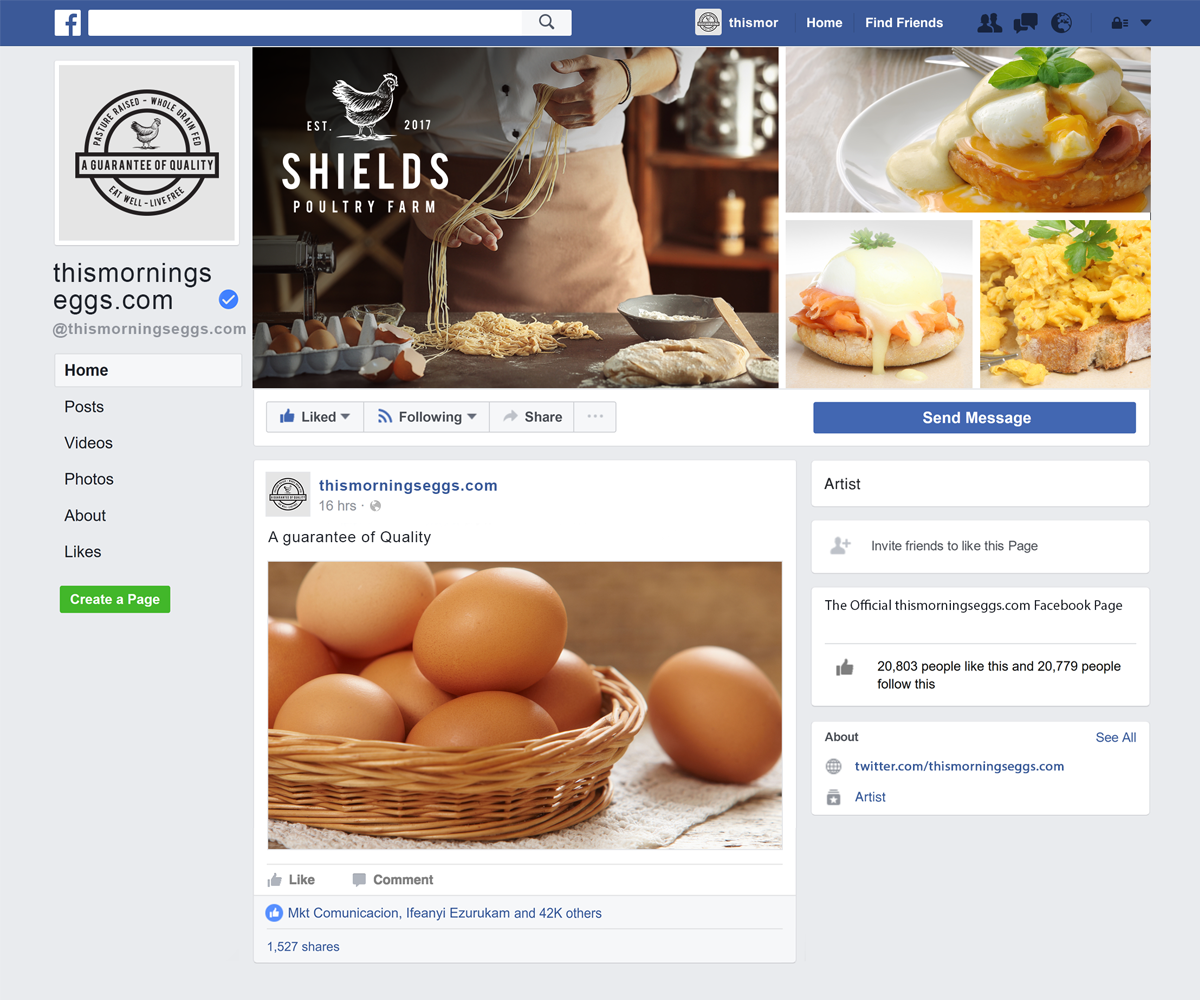 Facebook Design by Sucre for this project | Design #16552542