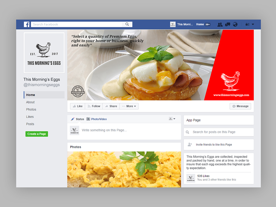 Facebook Design by Studio 17 for this project | Design #16552943