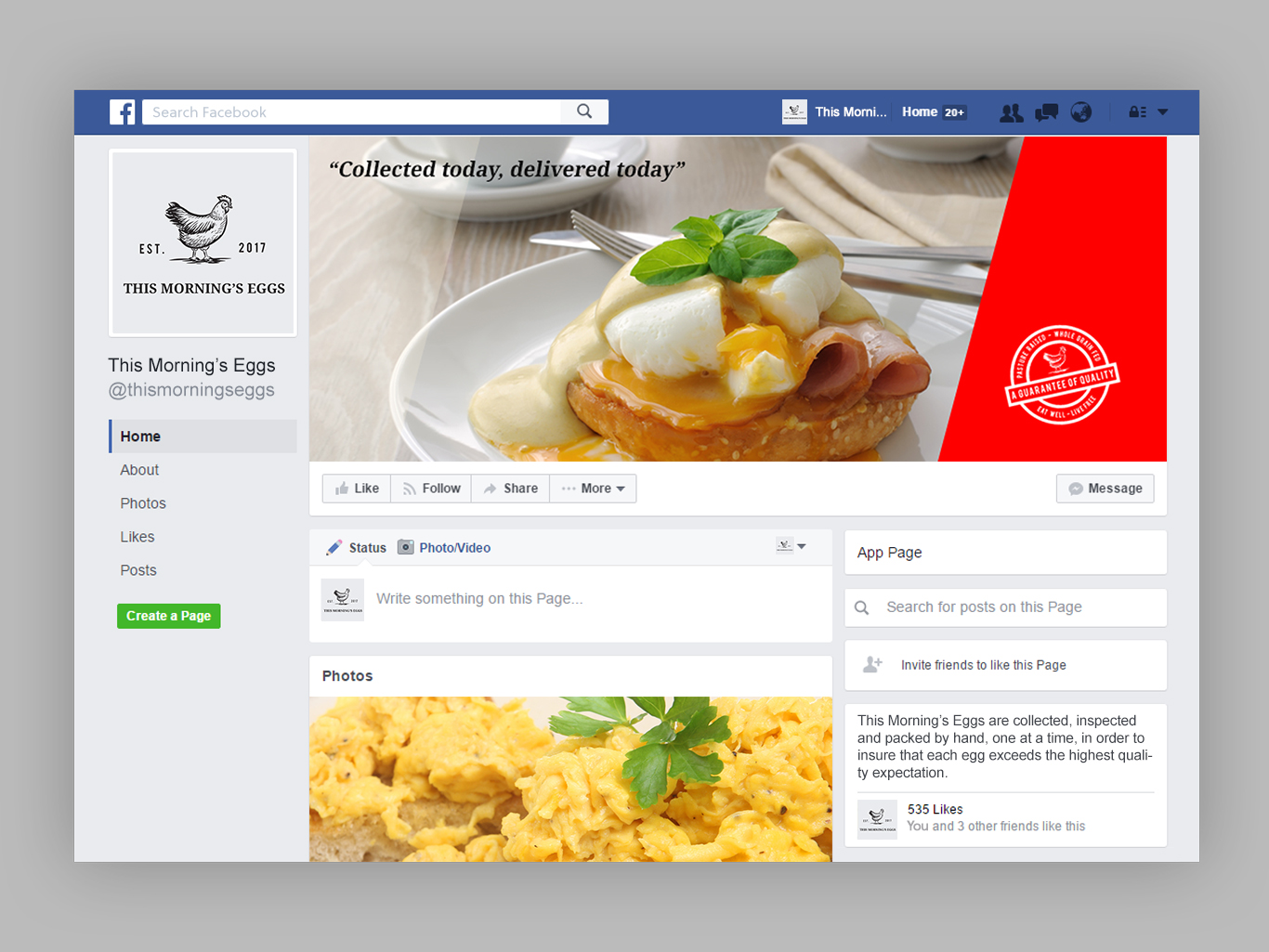 Facebook Design by Studio 17 for this project | Design #16578990