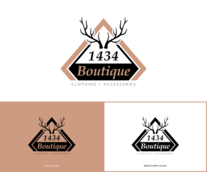 Diseño de Logo por MoonFeather para 1434 Boutique | Diseño #16542472