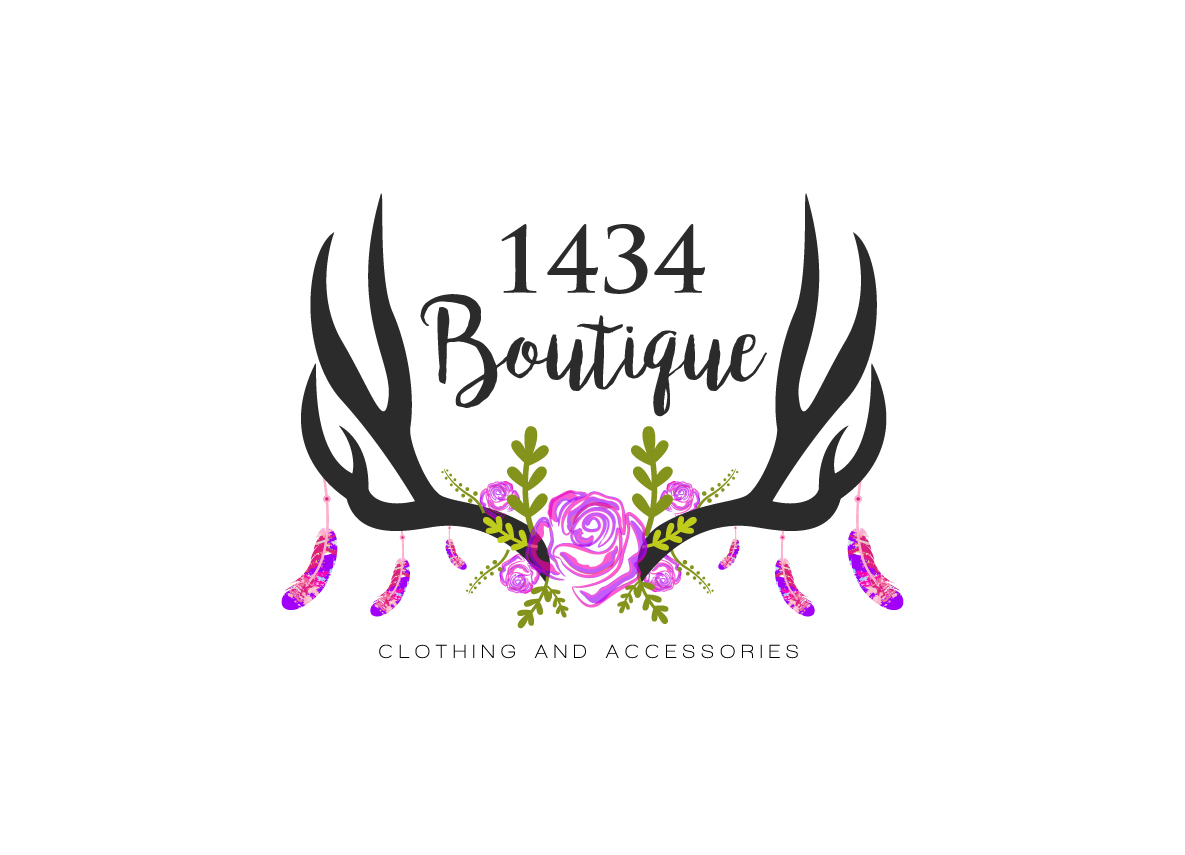 Logo Design by creative.bugs for 1434 Boutique | Design #16543508