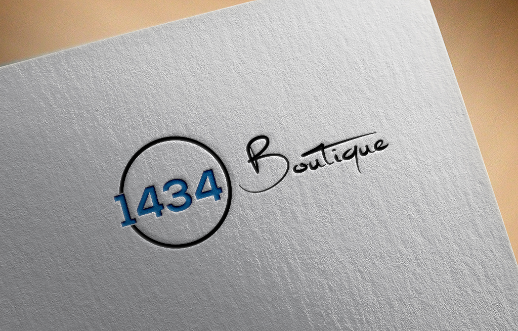 Logo Design by imsakiballhasan for 1434 Boutique | Design #16553028