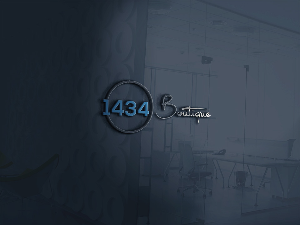 Logo Design by imsakiballhasan for 1434 Boutique | Design #16553029