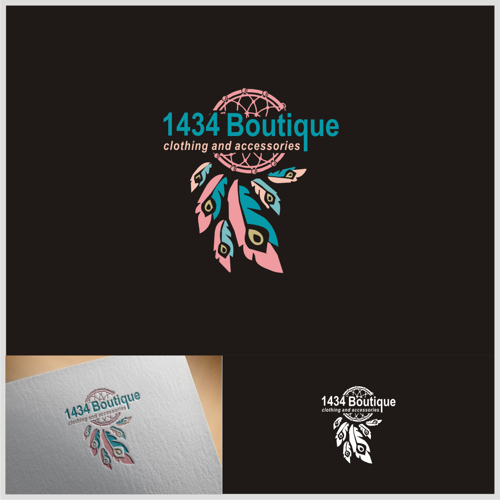 Logo Design by YOHANE$ for 1434 Boutique | Design #16578667