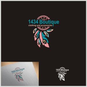 Logo Design by YOHANE$ for 1434 Boutique | Design: #16578667