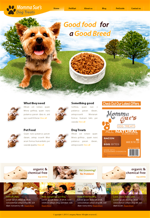 Design Wordpress par Chaitanya S. pour ce projet | Design : #2677535