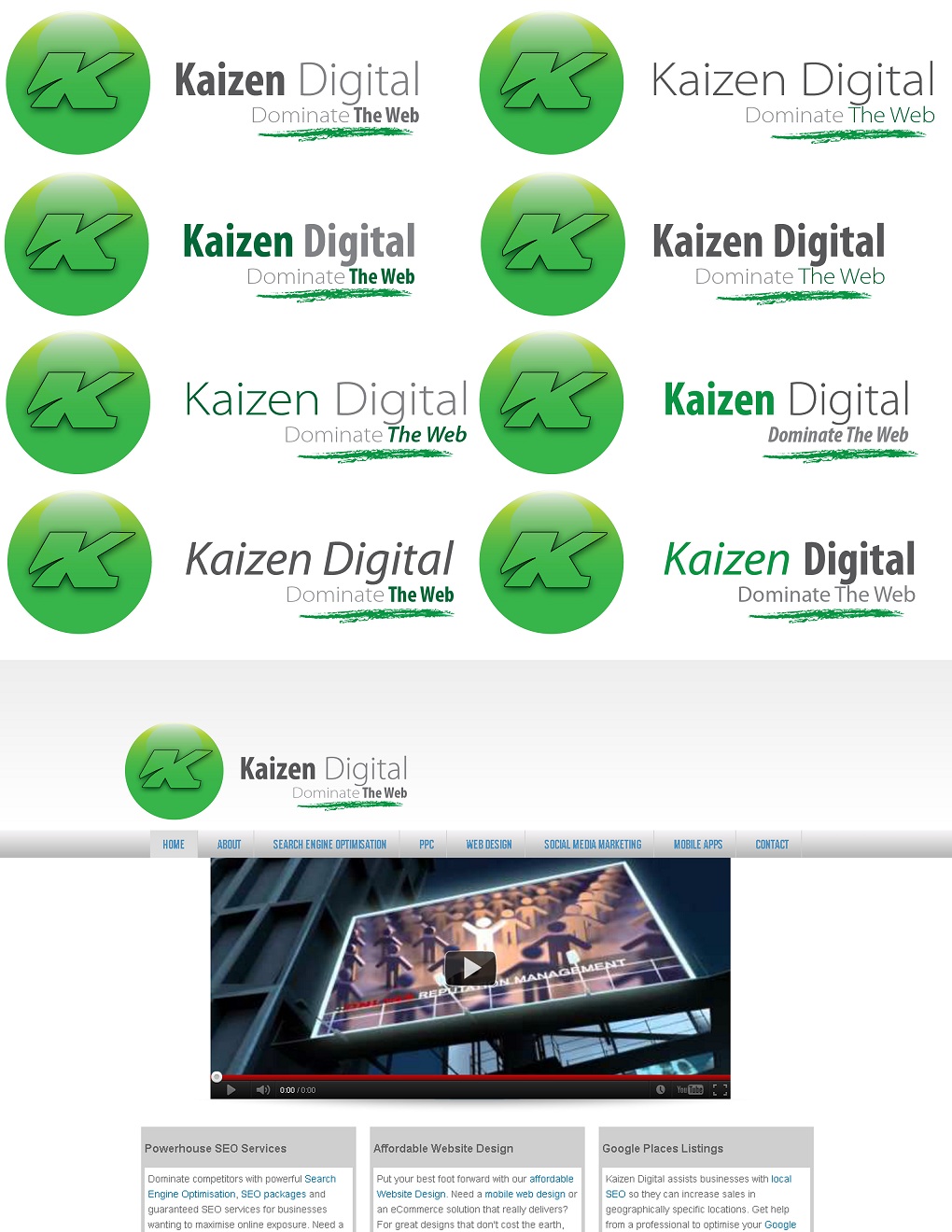 Design de Logo par 4inArt Studio pour Kaizen Digital | Design : #609080