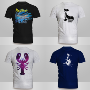 men's nautical or beach tee shirt design | T-Shirt-Design von Kero