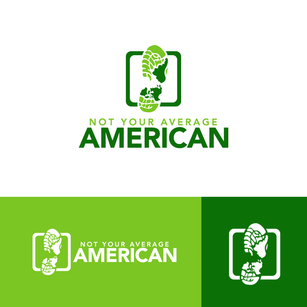 Logo Design by PsyPen for Not Your Average American | Design #16563297