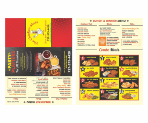 Menu Design Project | Diseño de Menú por Cut and Glue