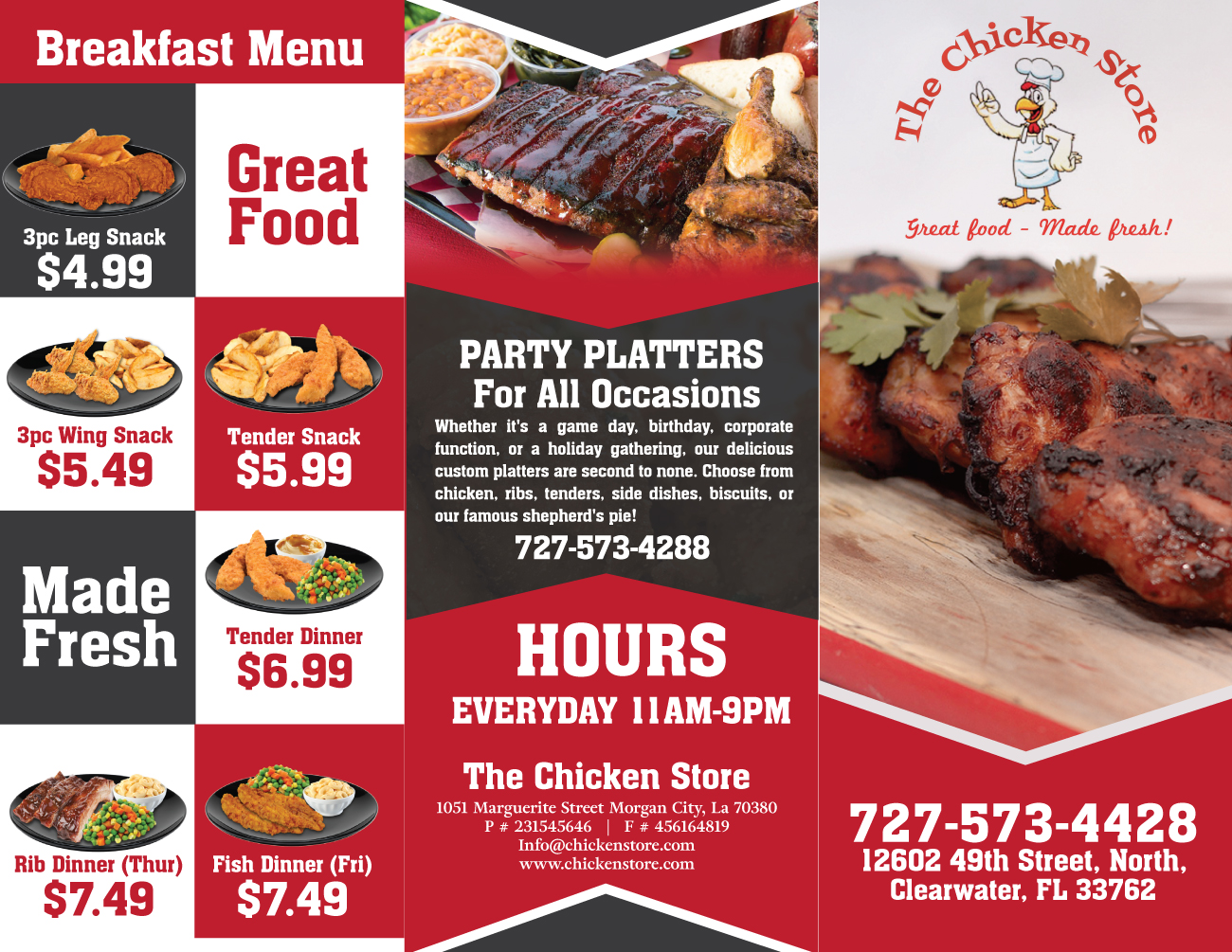Menu Design by Impressive Sol for 49th Street Rally | Design #16601042