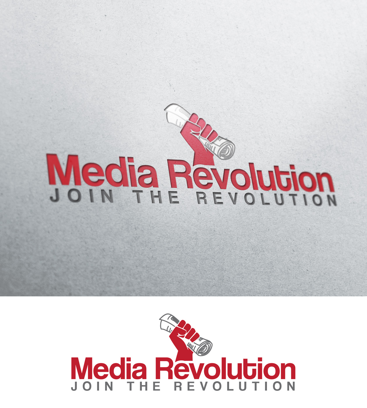 Logo Design by Impressive Solutions for Media Revolution | Design #16542708