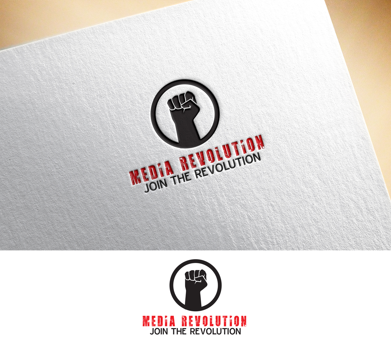 Logo Design by Impressive Solutions for Media Revolution | Design #16543851