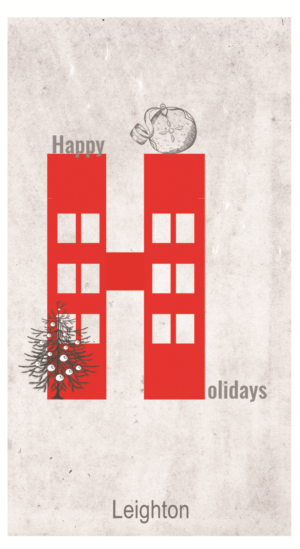 Holiday Business Card for So Cal Corporation | Card Design by Marta van Eck