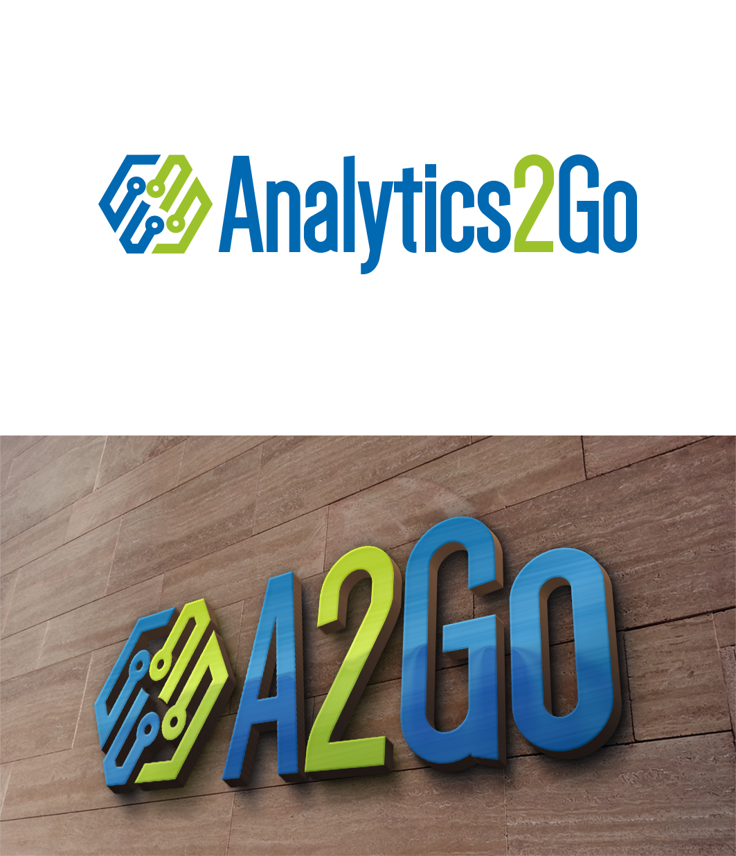 Diseño de Logo por trufya para Analytics2Go | Diseño #16653885