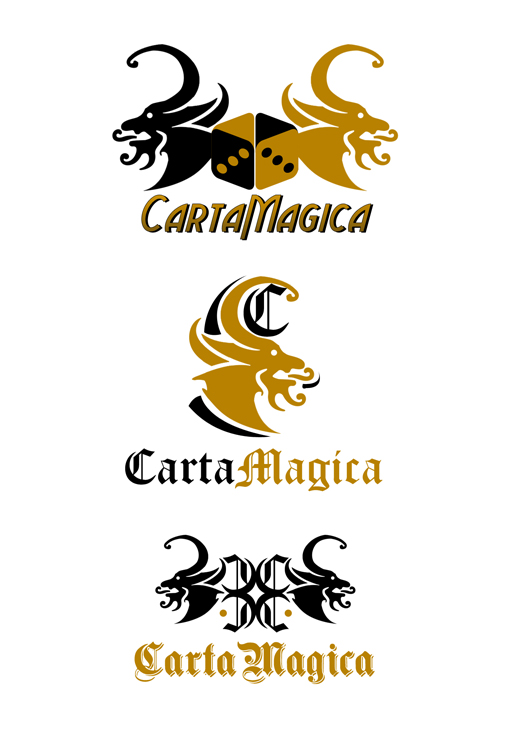 Logo Design by Club Flyer Studios for CARTA MAGICA CENTRE DE JEUX INC. | Design #16599433