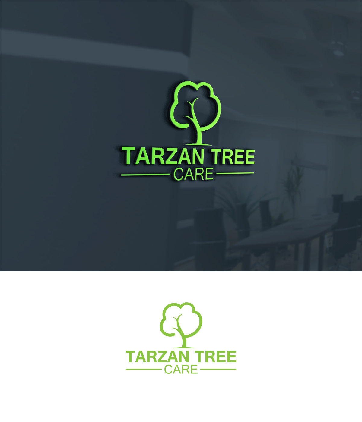 Logo Design by supercreative for Tarzan tree care  | Design #16557445