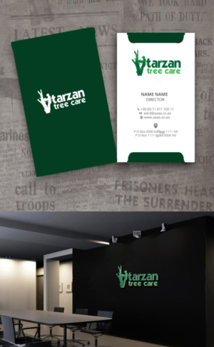 Logo Design by zebronicgraphic for Tarzan tree care  | Design: #16547848