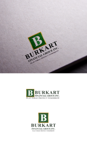 Burkart Financial Group, Inc. Plan today Protect tomorrow | Logo Design by logo_s