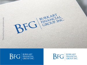 Burkart Financial Group, Inc. Plan today Protect tomorrow | Logo Design by Atvento Graphics